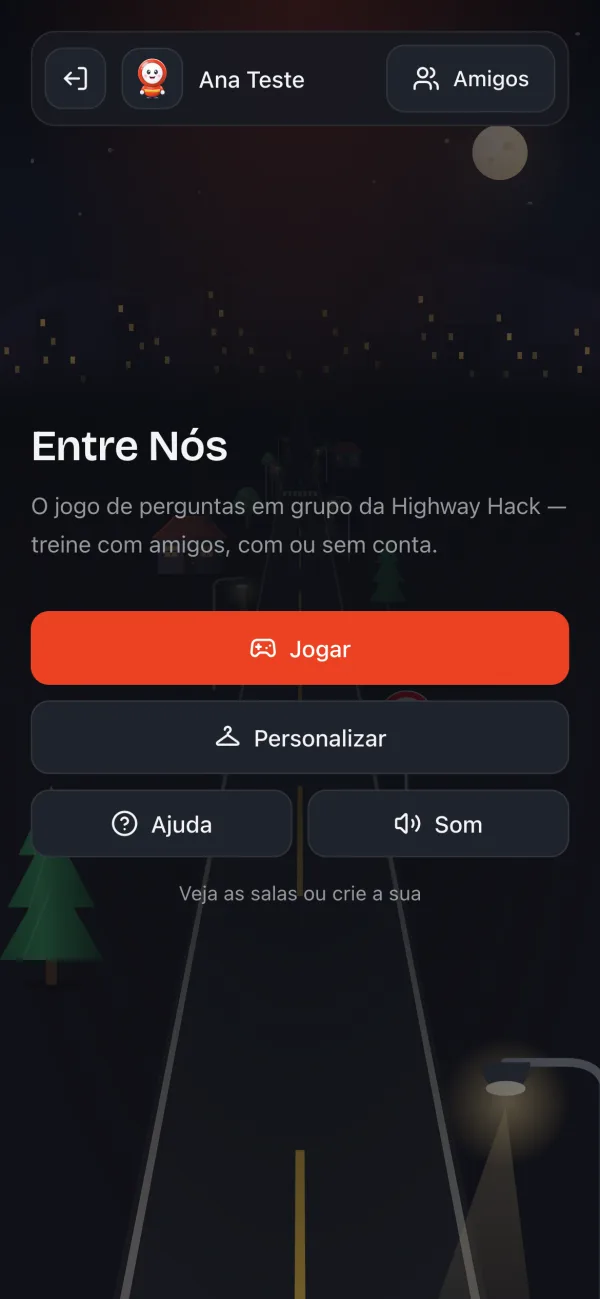 Entre Nós — jogo com amigos